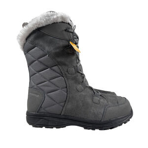 Columbia Winter Boot‎ Ice Maiden II Womens 10 Waterproof Insulated Shale Gray